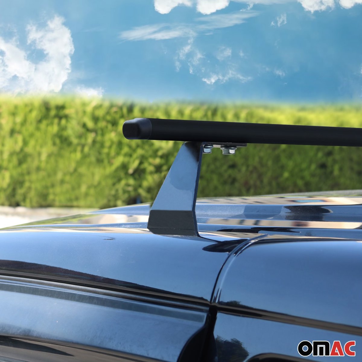 Ford Transit Connect Heavy Duty Cross Bar - Omac - MVN - Black - '10-'13